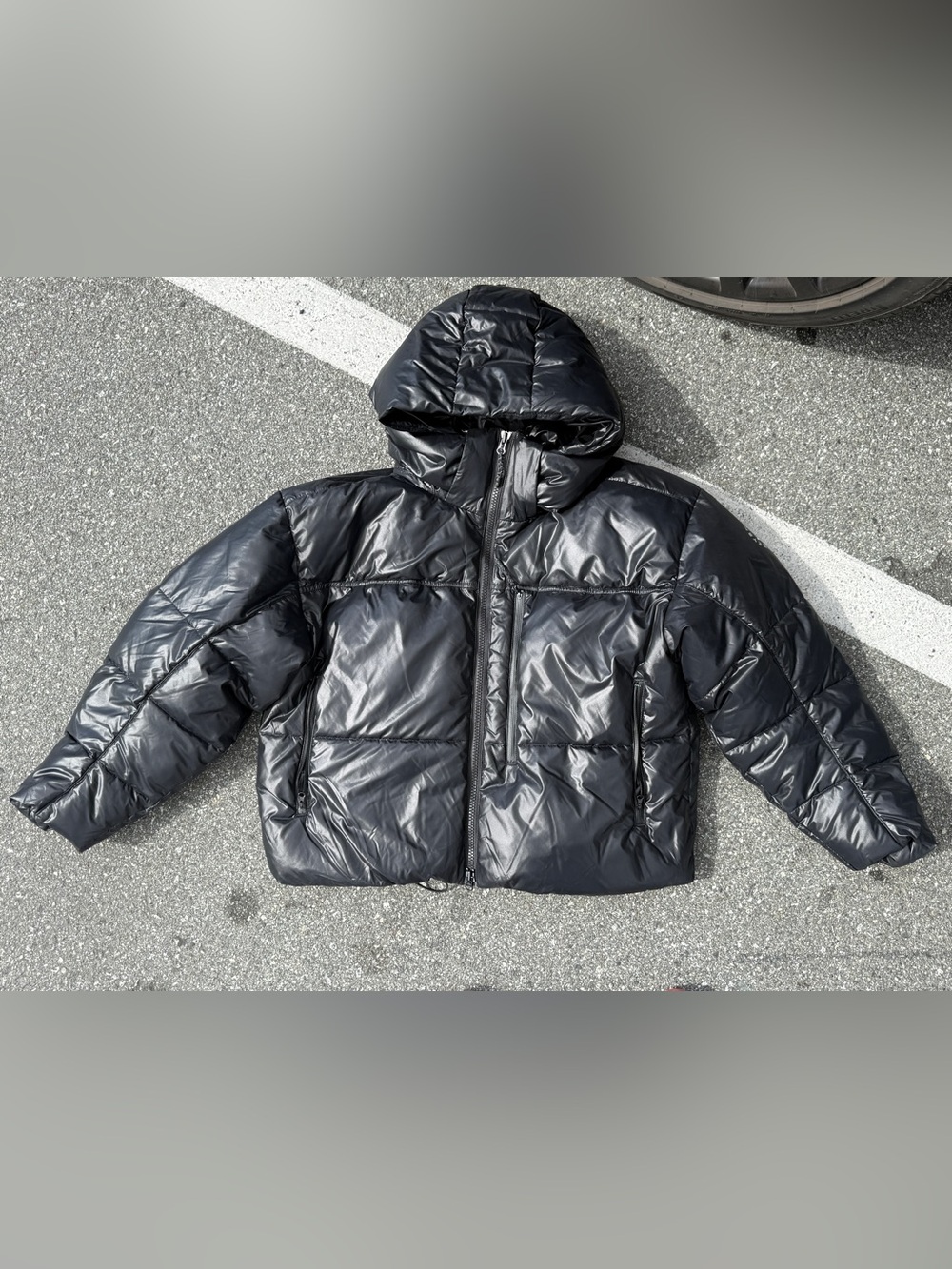 New adidas Stella McCartney short puffer jacket size large